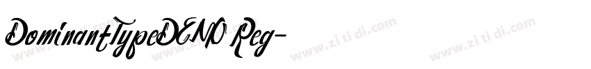 DominantTypeDEMO Reg字体转换